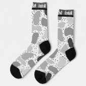 Abstracte leuke moderne kinder zomervormen sokken (Links)