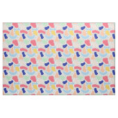 Abstracte leuke moderne kinder zomervormen stof (Yard (91,4 cm))