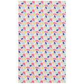 Abstracte leuke moderne kinder zomervormen tafelkleed (Voorkant)