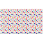Abstracte leuke moderne kinder zomervormen tafelkleed (Voorkant (Horizontaal))