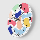 Abstracte leuke moderne malle kinderen zomer vorme grote klok (Hoek)