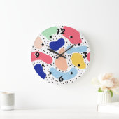 Abstracte leuke moderne malle kinderen zomer vorme grote klok (Huis)