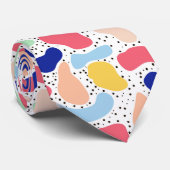 Abstracte leuke moderne malle kinderen zomer vorme stropdas (Opgerold)