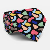 Abstracte leuke moderne schattige kinderen zomer v stropdas (Opgerold)