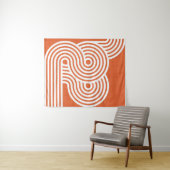 Abstracte Leven­dige Ritmes Wandkleed (In Situ (horizontaal))