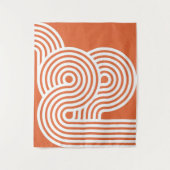 Abstracte Leven­dige Ritmes Wandkleed (Voorkant)