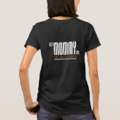 Abstracte levendige beste mama ooit op deze aarde t-shirt (Achterkant)