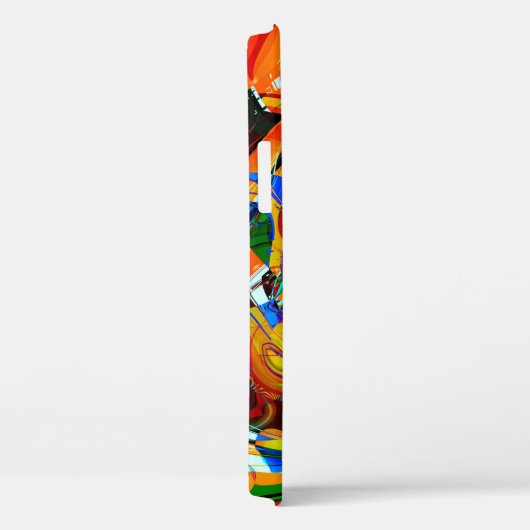 abstracte levendige, kleurrijke achtergrond, naadl Case-Mate iPhone case (Achterkant / Rechts)