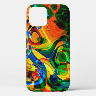 abstracte levendige, kleurrijke achtergrond, naadl Case-Mate iPhone case