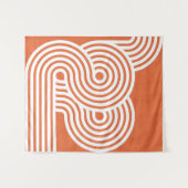 Abstracte Levendige Ritmen Wandkleed (Voorkant (horizontaal))