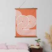 Abstracte levendige ritmes hangend wandkleed (Slaapkamer)