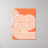 Abstracte Levendige Ritmiek Canvas Afdruk (Voorkant)