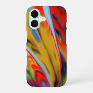 Abstracte Levendige Verf Wervelende Hoes voor Tele iPhone 16 Hoesje