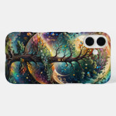 Abstracte levensboom kleur splash esthetisch Case-Mate iPhone case (Achterkant (horizontaal))