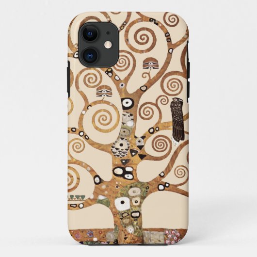Abstracte levensboom van Gustav Klimt Case-Mate iPhone Case (Achterkant)