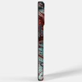 Abstracte Levensechte Fantasie Fractale Kunst Brui Case-Mate iPhone Case (Achterkant / Rechts)