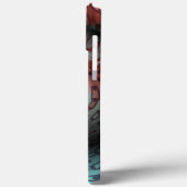Abstracte Levensechte Fantasie Fractale Kunst Brui Case-Mate iPhone Case (Achterkant / Links)