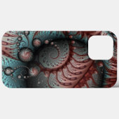 Abstracte Levensechte Fantasie Fractale Kunst Brui Case-Mate iPhone Case (Achterkant (horizontaal))