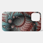 Abstracte Levensechte Fantasie Fractale Kunst Brui Case-Mate iPhone Case (Achterkant (horizontaal))