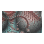 Abstracte Levensechte Fantasie Fractale Kunst Brui Kussensloop (Achterkant)