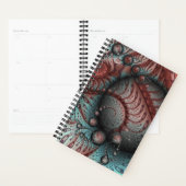 Abstracte Levensechte Fantasie Fractale Kunst Brui Planner (Display)