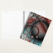 Abstracte Levensechte Fantasie Fractale Kunst Brui Planner (Display)