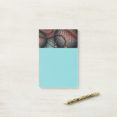 Abstracte Levensechte Fantasie Fractale Kunst Brui Post-it® Notes (Op bureau)