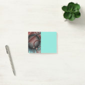 Abstracte Levensechte Fantasie Fractale Kunst Brui Post-it® Notes (Kantoor)