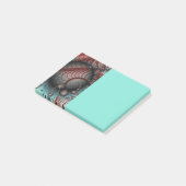 Abstracte Levensechte Fantasie Fractale Kunst Brui Post-it® Notes (Schuin)