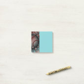 Abstracte Levensechte Fantasie Fractale Kunst Brui Post-it® Notes (Op bureau)