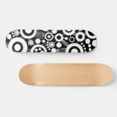 Abstracte levensstructuur - B&W Skateboard (Horizontaal)