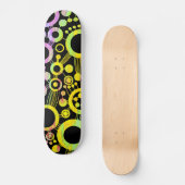 Abstracte levensstructuur - Kleur Tex 01 Persoonlijk Skateboard (Voorkant)
