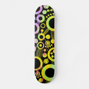 Abstracte levensstructuur - Kleur Tex 01 Persoonlijk Skateboard