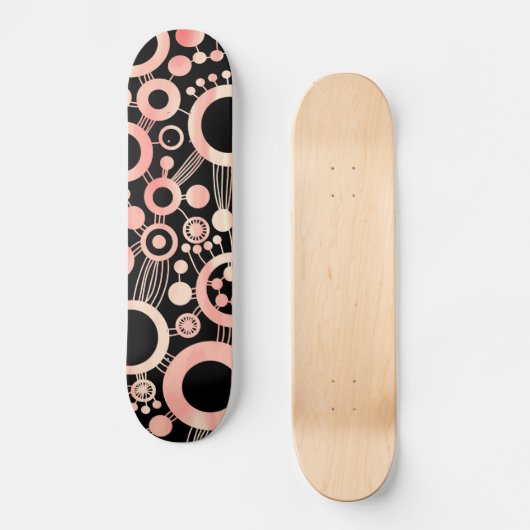 Abstracte levensstructuur - Kleur Tex 05 Skateboard (Voorkant)