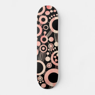 Abstracte levensstructuur - Kleur Tex 05 Skateboard