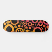 Abstracte levensstructuur - Kleur Tex 06 Persoonlijk Skateboard (Horizontaal)