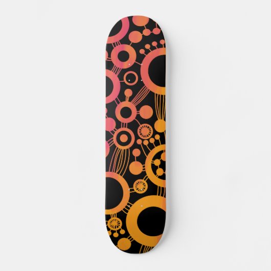 Abstracte levensstructuur - Kleur Tex 06 Persoonlijk Skateboard (Voorkant)