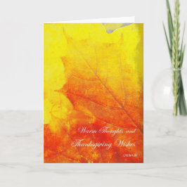Abstracte leverbaar-Thanksgiving met gloed Feestdagen Kaart