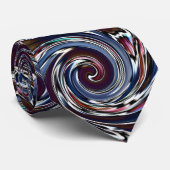 Abstracte Libelle Golfpatroon Stropdas (Opgerold)