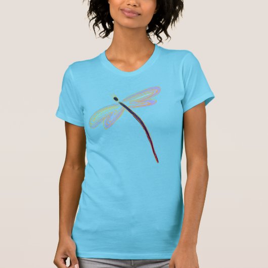 Abstracte Libelle Kunst om te Dragen T-shirt (Voorkant)