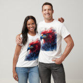 Abstracte Liberty Eagle T-shirt (Unisex)