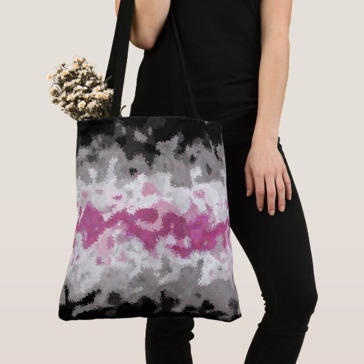 Abstracte Librafeminin Pride Vlag Tote Bag (Dichtbij)