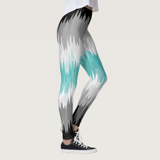 Abstracte LIbramasculine Pride Flag Leggings (Rechts)