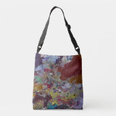 Abstracte lichaamzak crossbody tas (Achterkant)