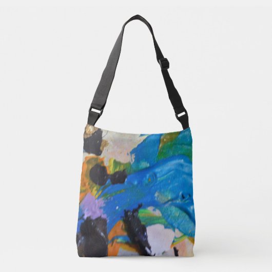 Abstracte lichaamzak crossbody tas (Voorkant)