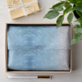 Abstracte lichtblauw hart tissuepapier (Geschenk)