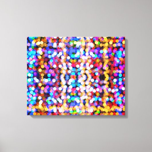 Abstracte lichten canvas afdruk (Voorkant)