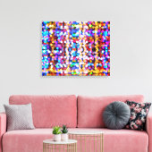 Abstracte lichten canvas afdruk (Insitu (Woonkamer))