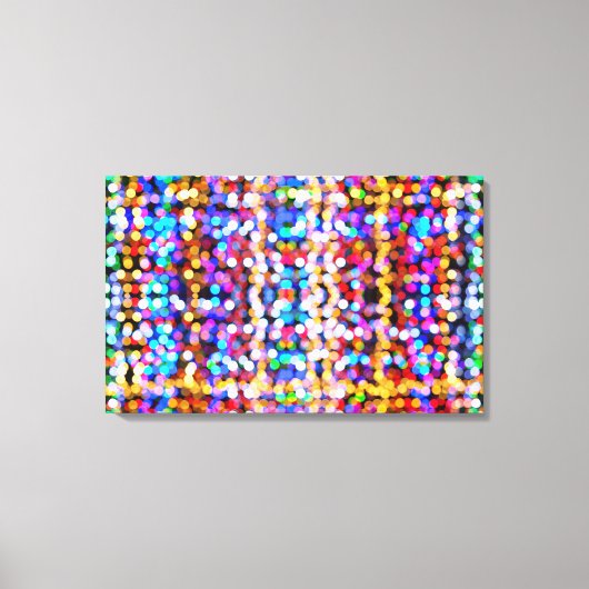 Abstracte lichten canvas afdruk (Voorkant)