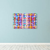 Abstracte lichten canvas afdruk (Insitu (Houten vloer))